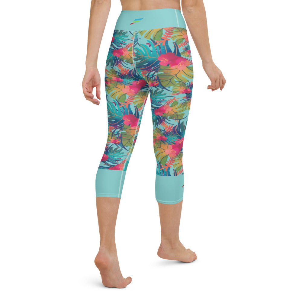 Yoga Capri Leggins Tropic