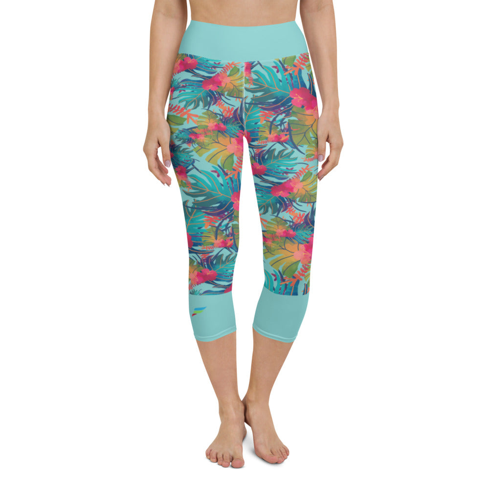 Yoga Capri Leggins Tropic