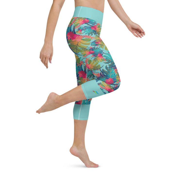 Yoga Capri Leggins Tropic