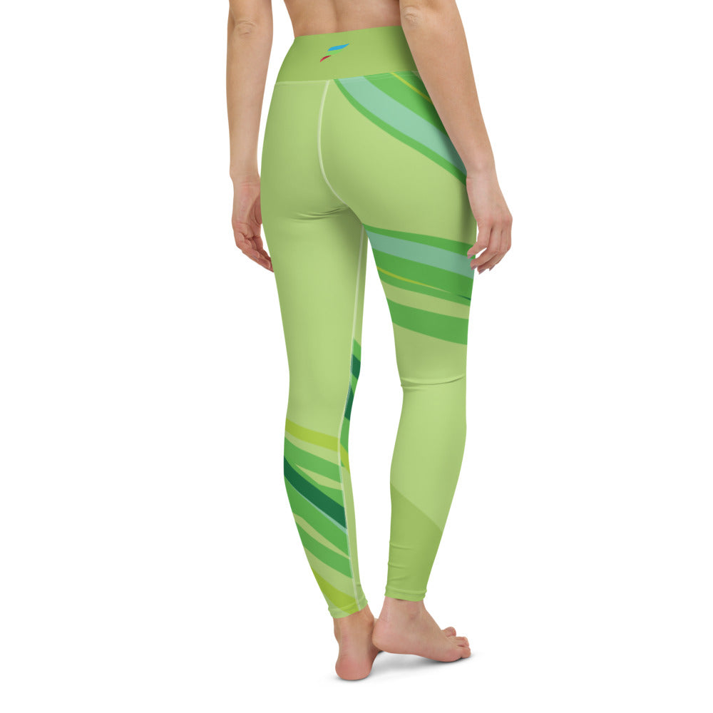 Leggins Yoga Green Bindweed