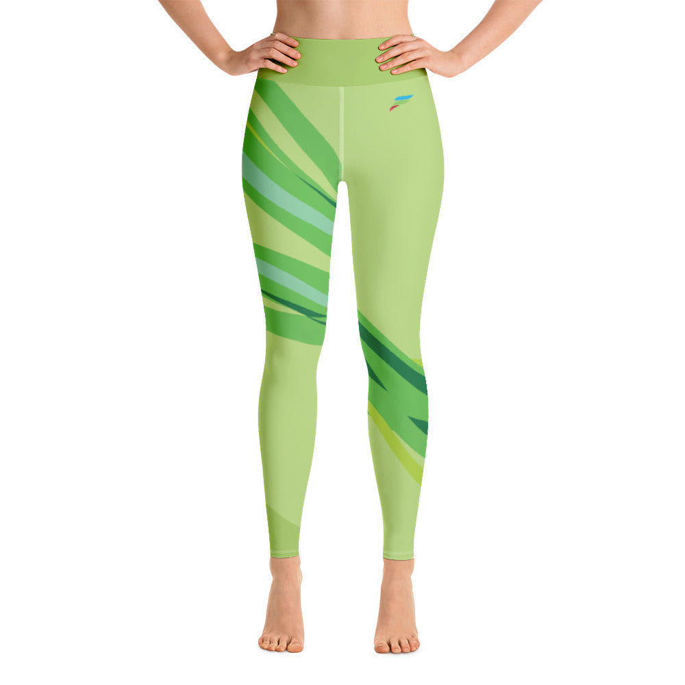 Leggins Yoga Green Bindweed