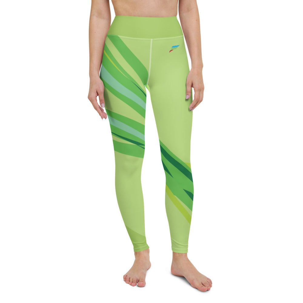 Leggins Yoga Green Bindweed