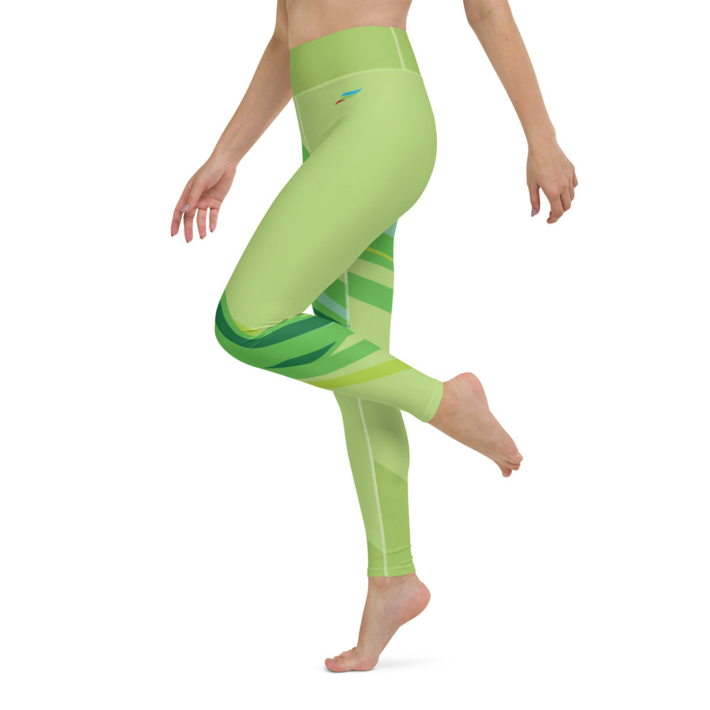 Leggins Yoga Green Bindweed