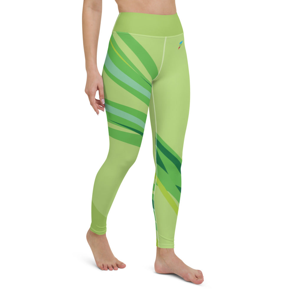 Leggins Yoga Green Bindweed